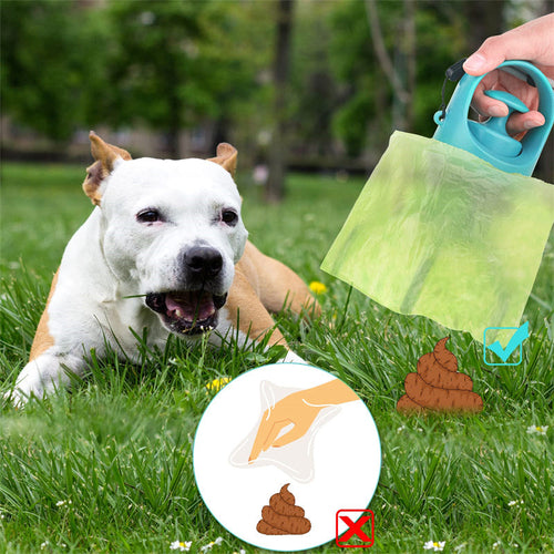 Dog Pooper Scooper with built-in Poop Bag